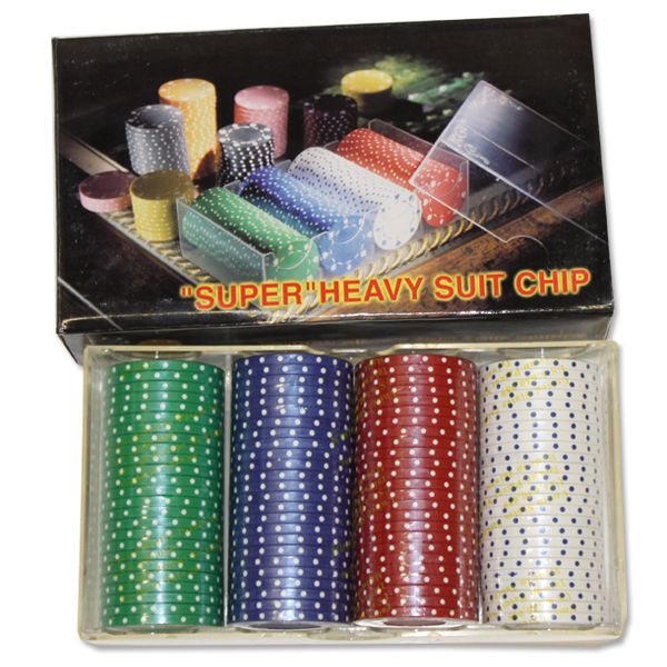 100 Piece Poker Chips In Carry Case