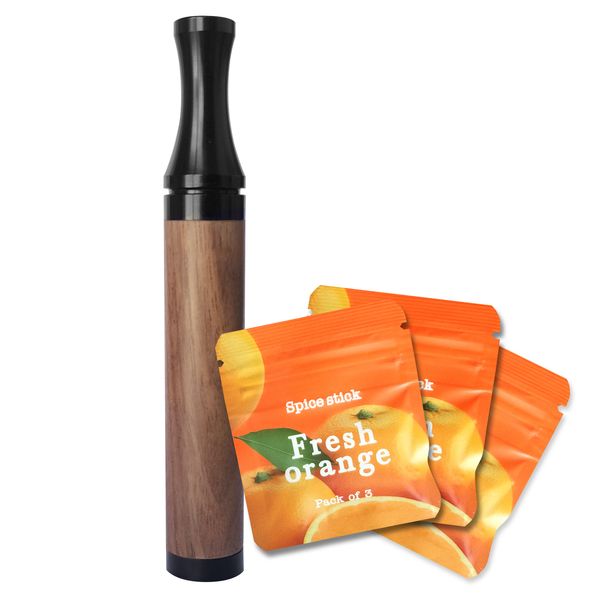 WisePuff Quit Smoking Inhaler and Flavours (3 Packs) - Fresh Orange
