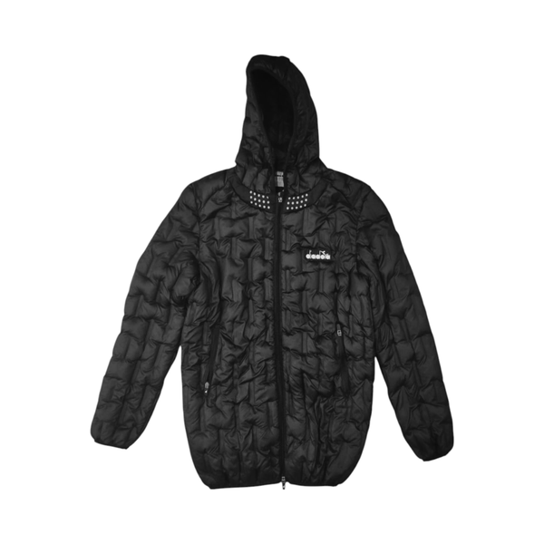Diadora Men Capo 2.0 Puffer Padded Jacket - Black