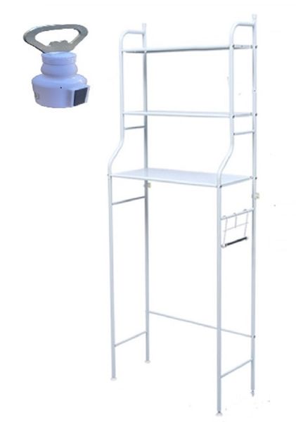 3 Layers Toilet Rack Shelves - Floor Type And Bottle Opener
