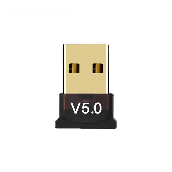 USB Bluetooth 5.0 Adapter Compatible with Laptop PC Mini Sender Black