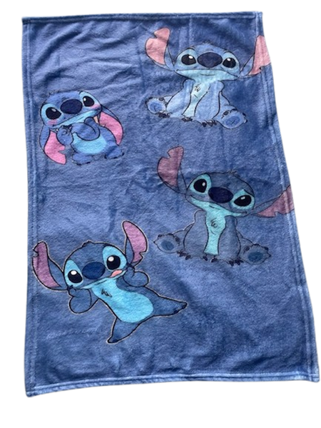 Blanket Lilo And Stitch Blue 50 x 70cm