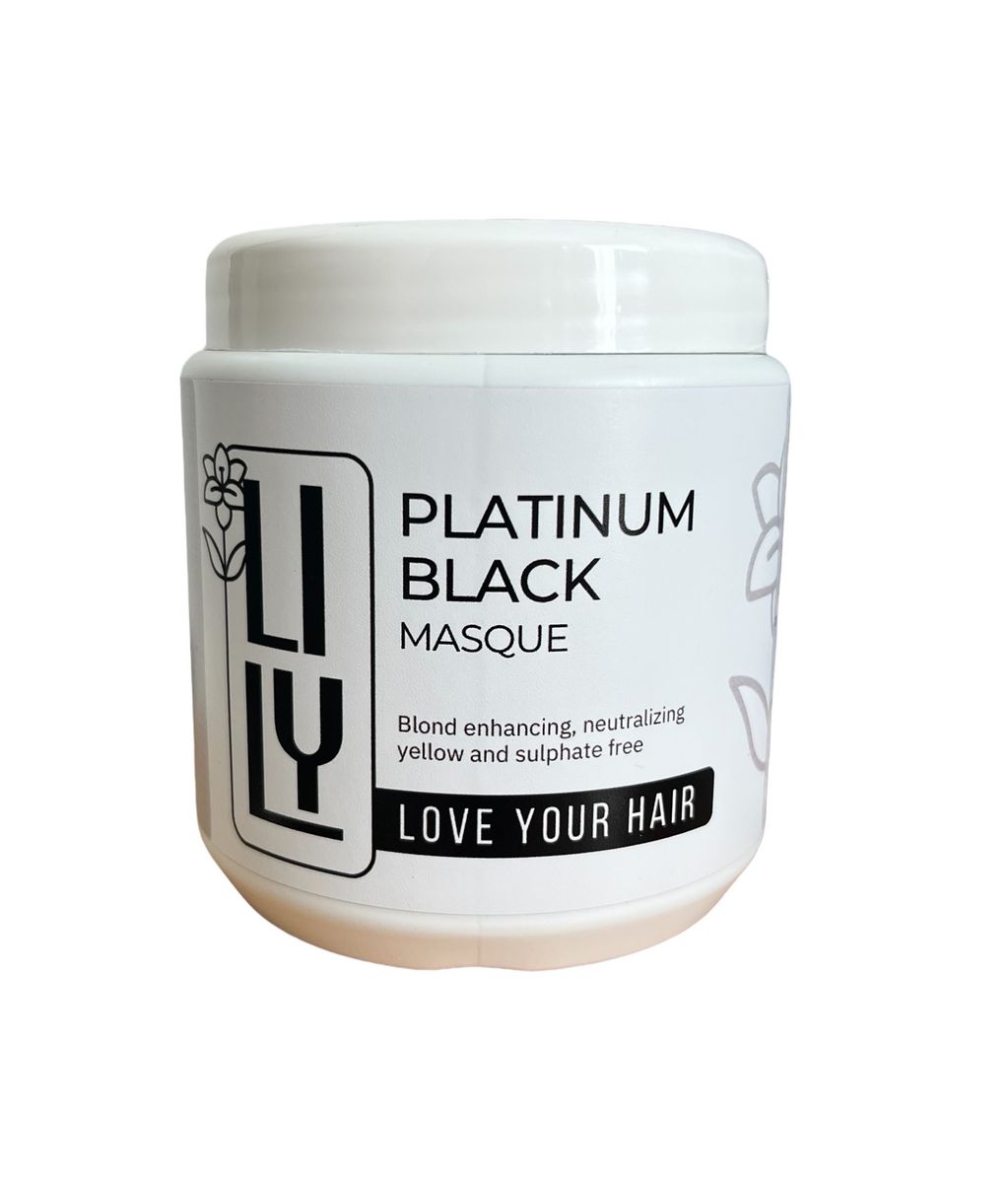Lily Platinum Black Masque