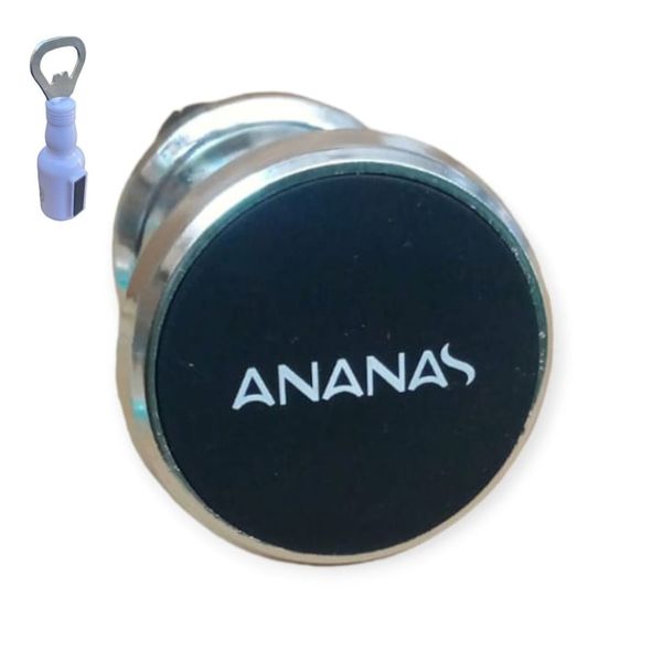 Ananas AS-50487 Car Air Vent Magnetic Phone Holder with Bottle Opener