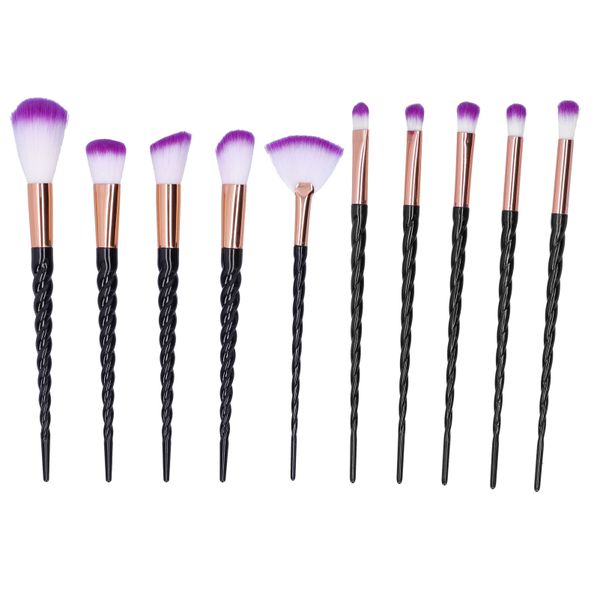 10 Spiral Handle Brushes