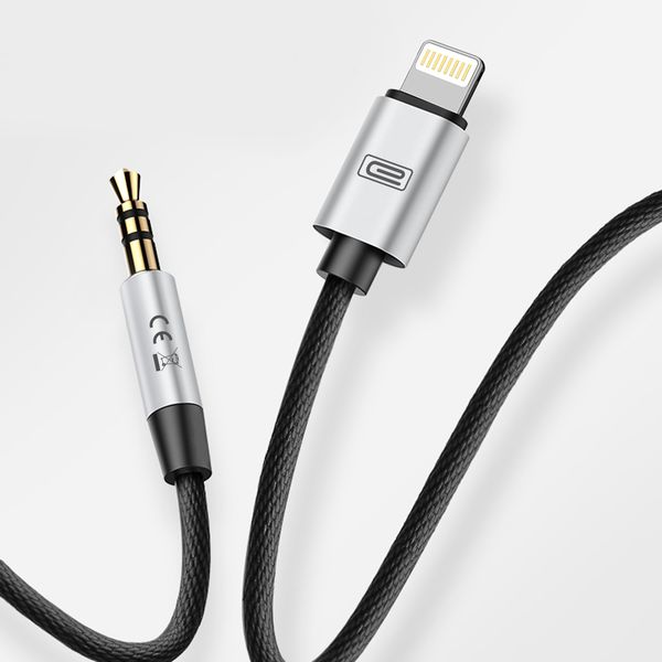Earldom 3.5mm male Aux to Lightning Cable 2in1 Audio Transfer AUX05-120cm