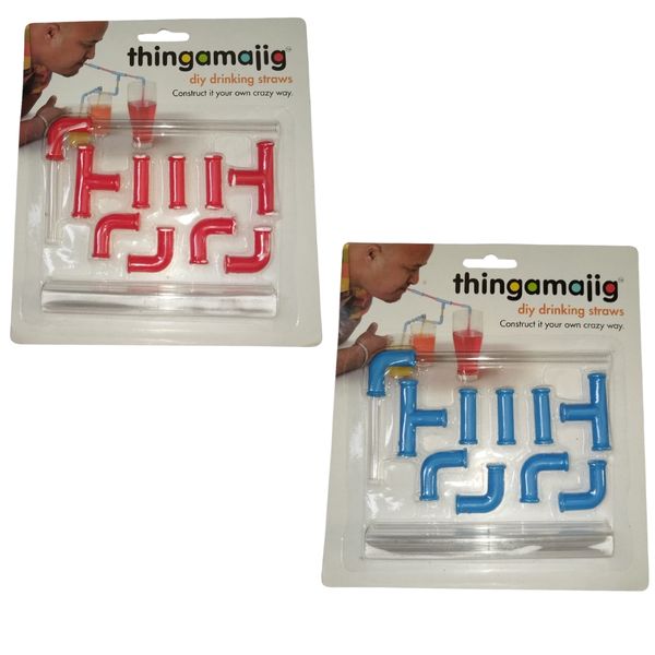 Thingamajig - Plastic DIY Drinking Straw - 2 Pack