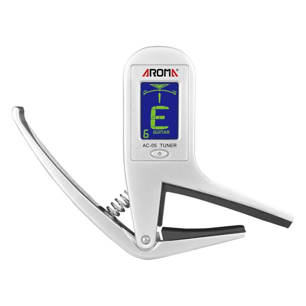 2-In-1 Metal Gartar Bass Capo, Automatic Sound Corrector Tuner