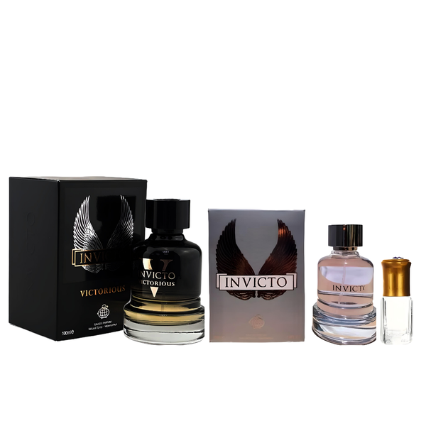 Invicto &amp; Invicto Victorious Combo EDP - 100ml + Perfume Oil