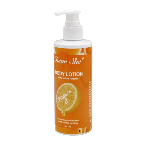 Dear She Vitamin C Hydrating Body Lotion - 250g - for Smooth and Even Skin