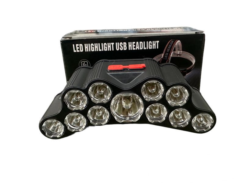 11 LED Highlight USB Headlight