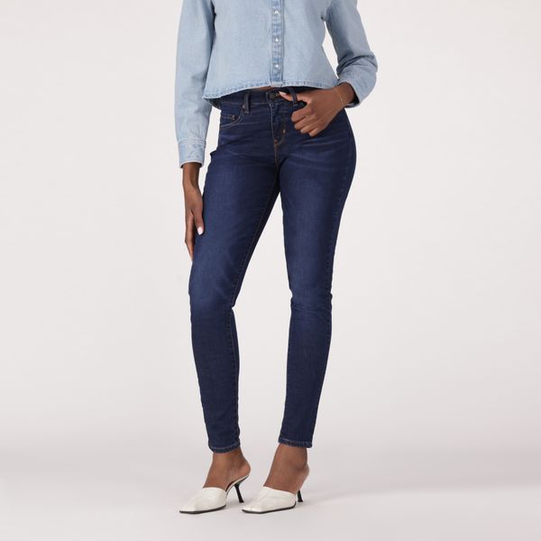Levi's® Women's Curvy Skinny - Med Indigo - Worn In
