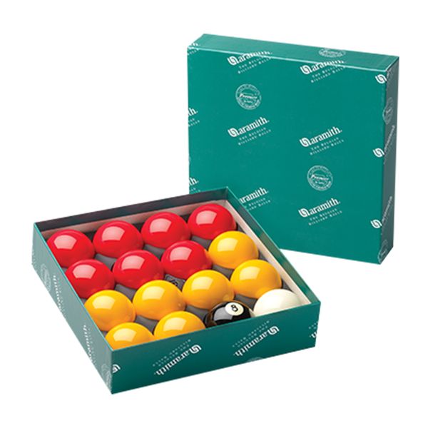 ARAMITH CASINO 8-Ball Pool Set - Red/Yellow