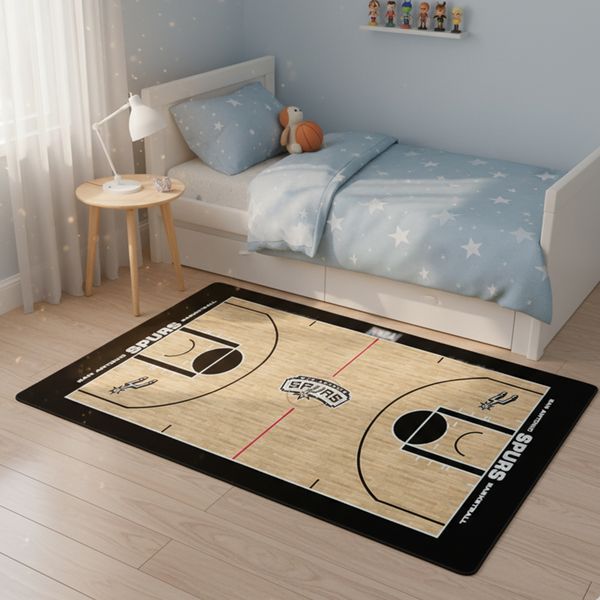 80 × 160cm Rectangular Rug Carpet Bedroom Sports Theme Decorative Rugs