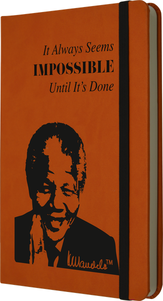 Mandela Eco Notebook, A5, Impossible - Orange