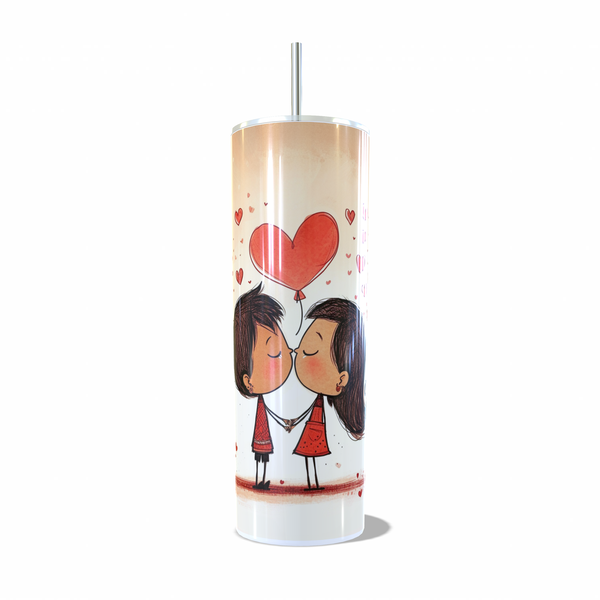 Beautiful Heart, Love and Kissing Cartoons Tumbler