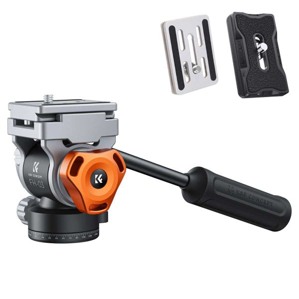 K&amp;F Omni Fluid Video Tripod Head with a Max Load of 5kg | KF31.087