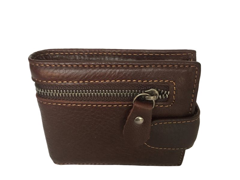 Genuene Leather Zipped Men Wallet