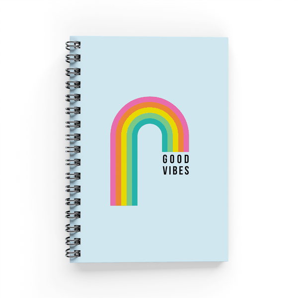 Good Vibes Rainbow Notebook