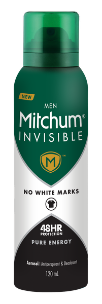 Mitchum Invisible - Men Anti-Perspirant &amp; Deodorant - Pure Energy - 120ml