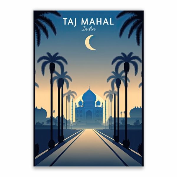 Taj Mahal India Poster - A1