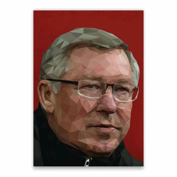 Sir Alex Cubist Art Poster - A1