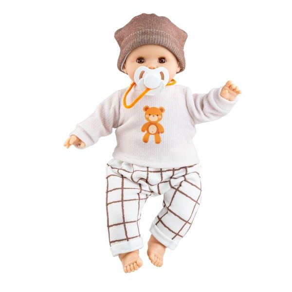 Paola Reina Dolls: Crying Baby Doll with Clothing &amp; Pacifier: Alex - 36cm