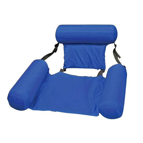 Foldable Inflatable Floating Lounge Chair Swimming Pool Floating Chair