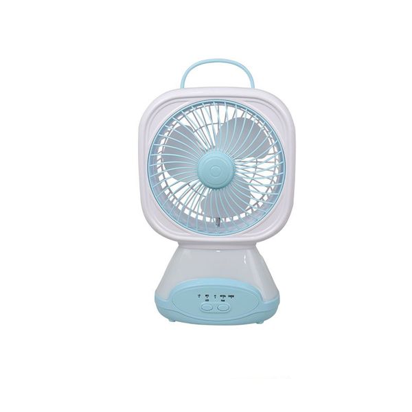 Syntronics- Portable 6 inch Rechargeable Fan With Led Light