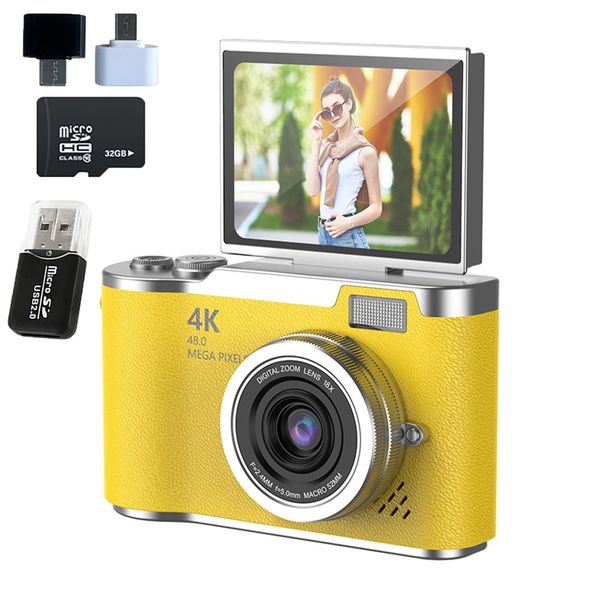 Digital Camera, 1080P HD 48MP Digital Point &amp; Shoot Camera with 2.4 Inch HD
