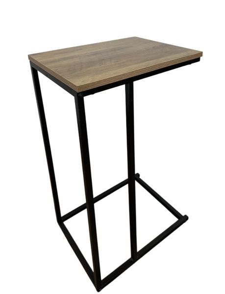 C-Shaped Side Table - Modern Industrial