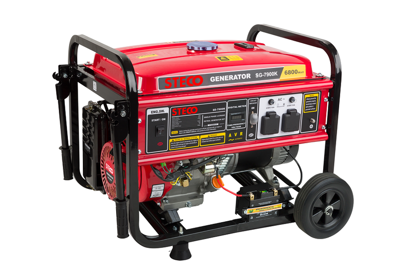 Steco- Sg-7900k Steco Generator 7500w 4-Stroke Key-Start