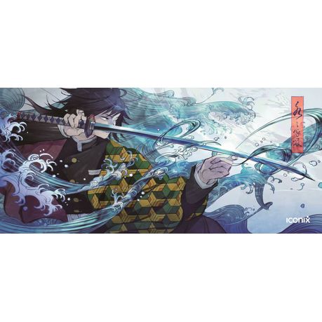 Iconix Aqua Warrior Full Desk XL Coverage Gaming and Office Mouse Pad Image