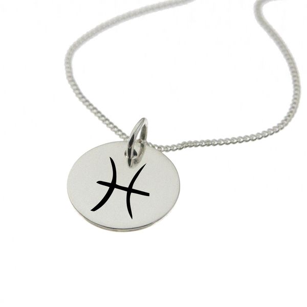 Pisces Star Sign Necklace 15mm