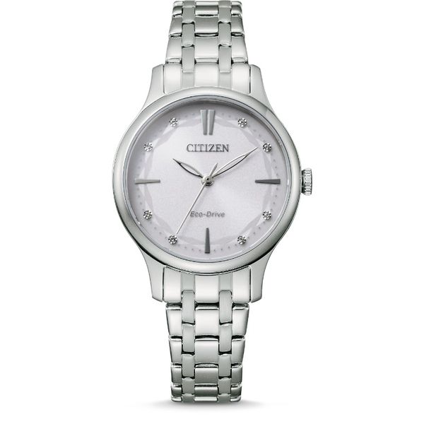 Citizen Eco-Drive Womens Silver Stainless steel Watch-EM0890-85A