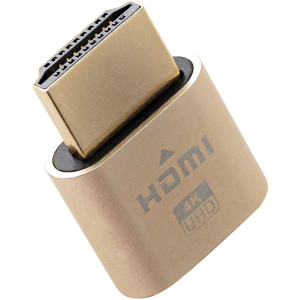 HDMI Dummy Plug VGA Virtual Display Adapter Headless Ghost Display Emulator