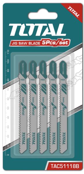 Total Tools 5 Piece Jig saw blade for metal
