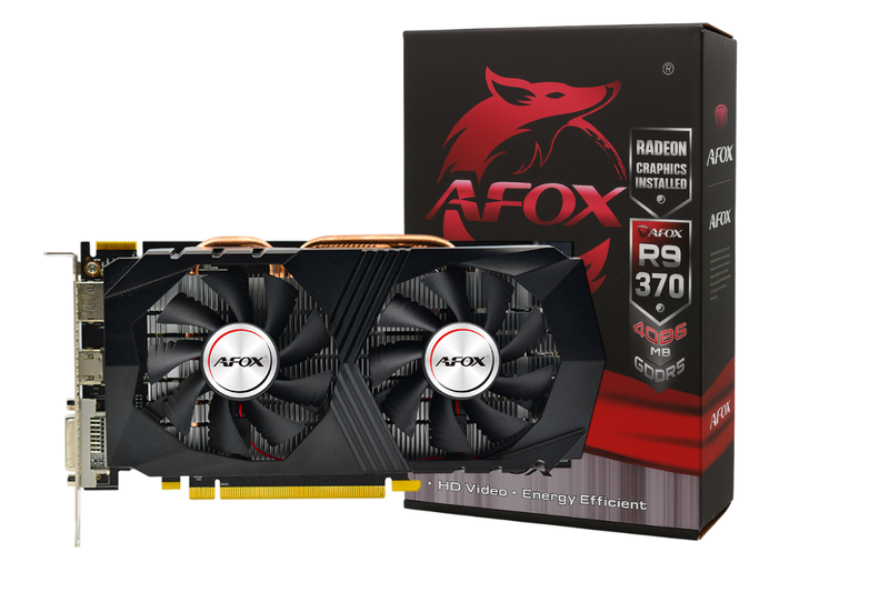 AFOX Radeon R9 370 4GB GDDR5 Graphics Card - PCIe 3.0