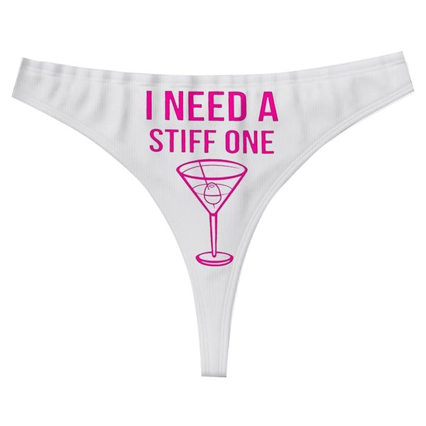 Women Thong Panties Ladies Underwear White Thong Panty Funny Women Gift