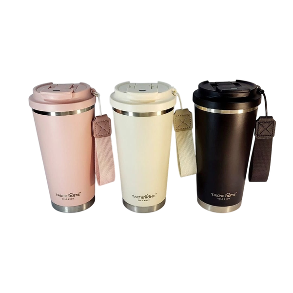 Tumbler Travel Mug With Flip Lid