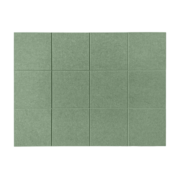 12PCS Felt Wall Tiles Cork Board Alternative with Adhesive Tabs
