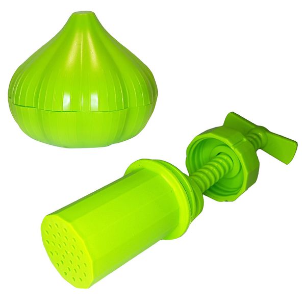 Garlic Crusher &amp; Garlic Saver - Green Pack