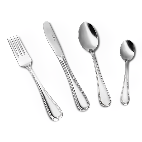 Olive 16 Piece Beaded Cutlery Set
