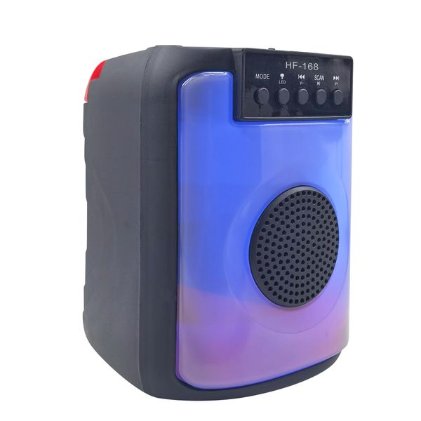 Wireless Bluetooth Speaker, Portable, Outdoor, RGB Lights, TWS -HF-168-
