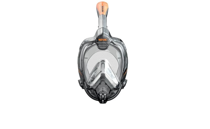 Seac Sub Libera Full Face Mask - Black &amp; Orange XS/S