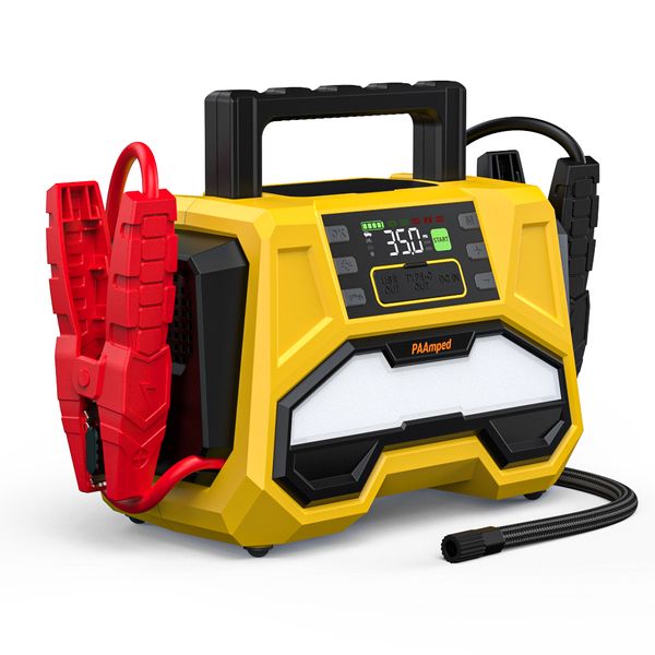 Max Start Jump System All Built-in Jump Starter 36000mAh 6000A 150PSI 12V