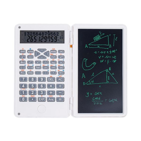 Scientific Calculator 6-inch Calculators with Erasable LCD Writing Board
