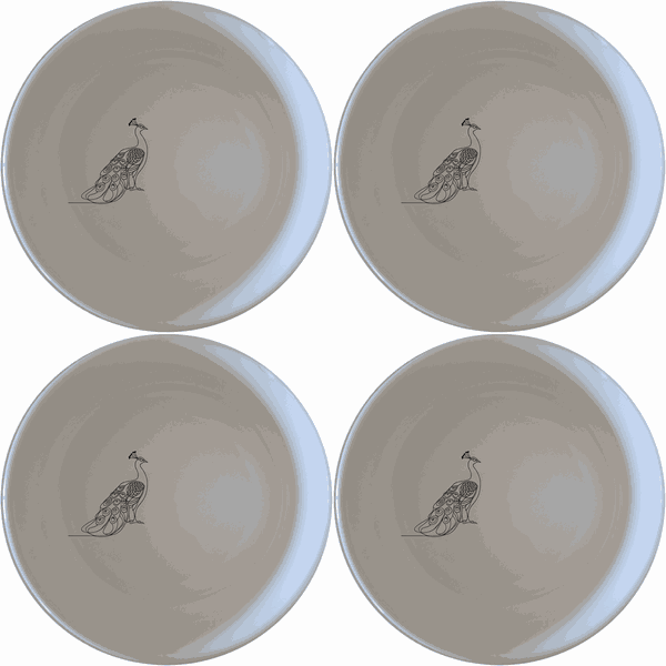 Male Peacock Bowl Set of 4 - Range 4