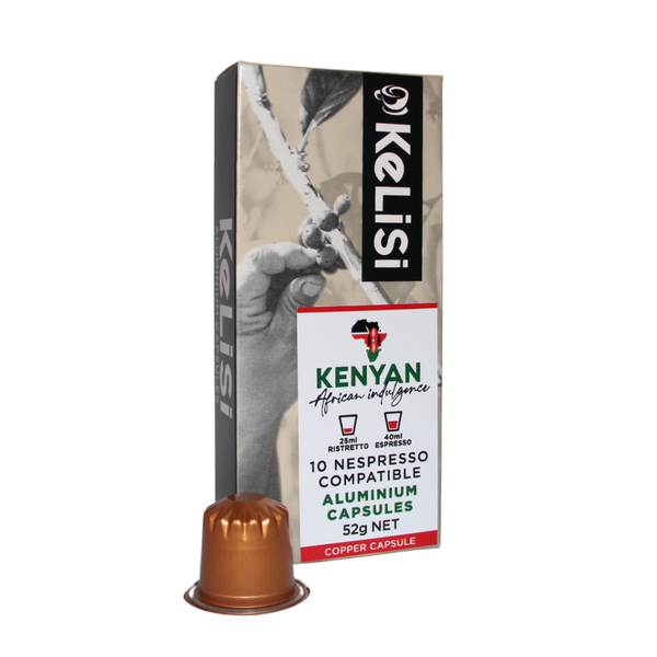 Kelisi African Indulgence | 140 Kenyan Aluminium Coffee Capsules