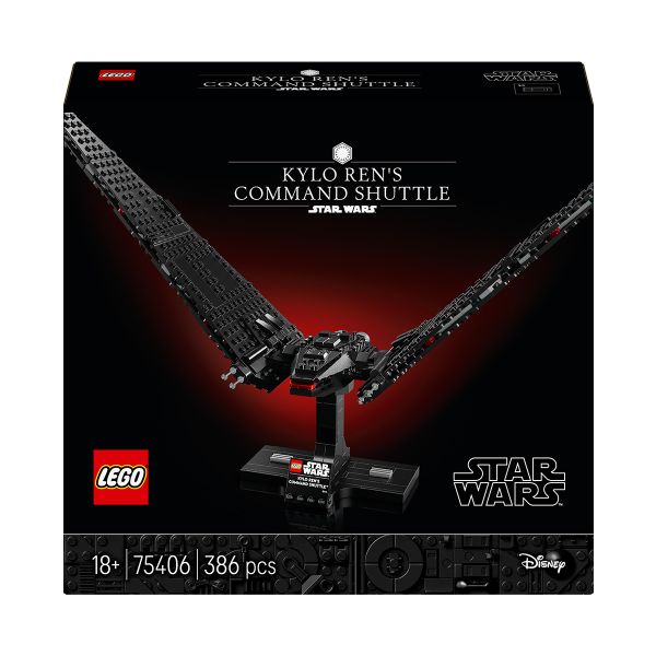 LEGO Star Wars Kylo Ren's Command Shuttle, Buildable Starship 75406
